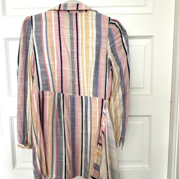 Majorelle - Striped Wrap Blazer Dress - Picture 8 of 8